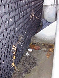 Cooling tower basin inspection for sediment and debris