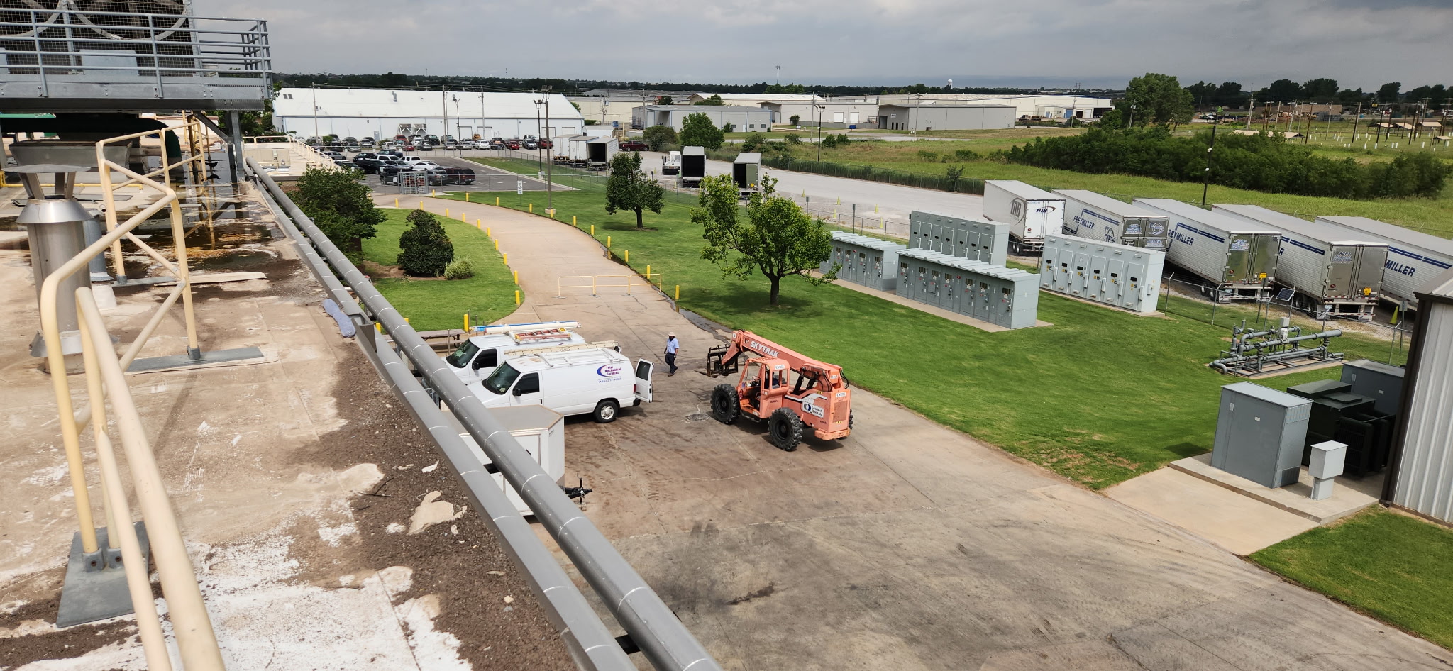 Critical area temperature monitoring during HVAC emergency