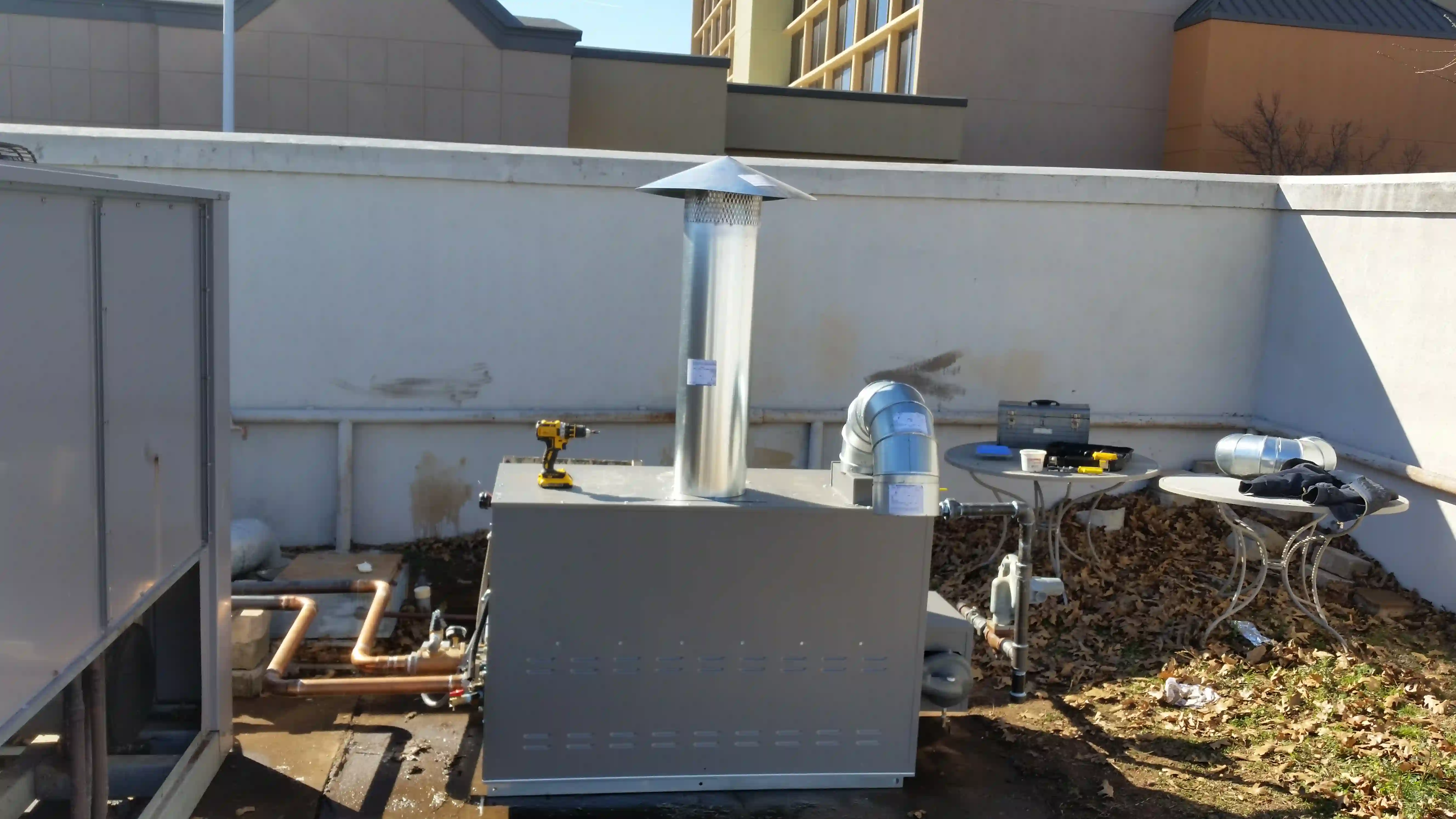 Crowne Plaza (Oklahoma City) Outdoor Boiler Retrofit for Domestic Hot Water: Freeze Protection and Fast Turnaround