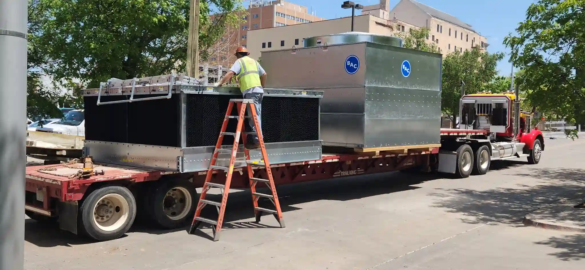 The Regency Apartments (Oklahoma City): Redwood Cooling Tower Replacement at Extreme Height